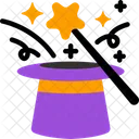 Magic Halloween Witch Icon