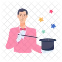 Magician Hat Magician Trick Magician Cap Icône