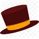 Magicians Hat Wand Magic Icon