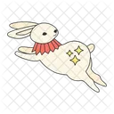 Magician Rabbit Jumping Icon