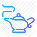 Wunderlampe Aladdin Flaschengeist Symbol