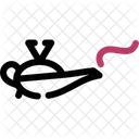 Magie Lampe Geist Symbol