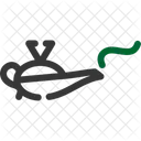 Magie Lampe Geist Symbol