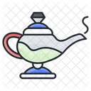 Wunderlampe Genie Lampe Aladdin Lampe Symbol