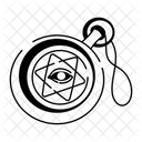 Magischer Kompass Magnetometer Orientierung Symbol