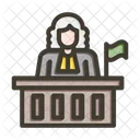 Judge Justice Court Icon