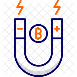 Magnet Bitcoin  Icon