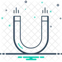 Magnet Attraction Gravity Icon