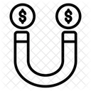 Magnet Horseshoe Magnetism Icon