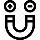 Magnet Positive Negative Icon