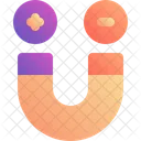 Magnet Positive Negative Icon