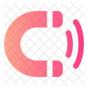 Magnet Wave Attract Magnet Icon
