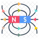 Magnetic Fields Electromagnetism Force Icon