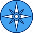 Magnetometer Windrose Orientation Icon