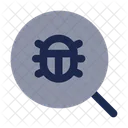 Magnifer Bug Search Glass Icon