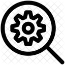 Settings Magnifier Search Icon