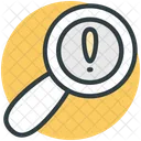 Magnifier Exclamation Mark Icon