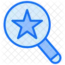 Magnifier Star Search Icon