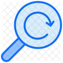 Magnifier Arrow Searching Icon