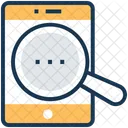Magnifier Search Smartphone Icon