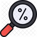 Magnifier Zoom Sale Icon