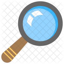 Magnifier Icon - Download in Flat Style