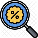 Magnifier Search Discount Icon