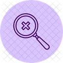 Magnifier Cancel Search Icon