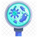 Magnifiers Glass Magnifiers Virus Icon