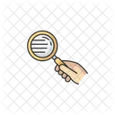 Magnify Glass Hand Icon