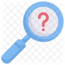 Magnify Question Sign  Icon