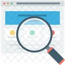 Magnifying Search Web Icon