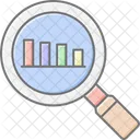Magnifying Analysis Zoom Icon