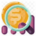 Magnifying Glass Money Icon