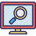 Magnifying Magnifying Glass Search File Icon