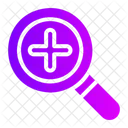 Magnifying Glass Health Healthcare Icon