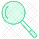 Magnifying Glass Duotone Line Icon Icon