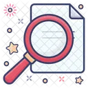 Magnifying Glass File Search Folder Search Icon