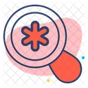Magnifier Hospital Doctor Icon