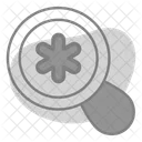 Magnifying Glass Magnifier Hospital Icon