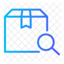 Magnifying Glass Search Logistics Icon