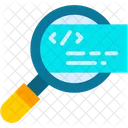 Magnifying Glass Testing Code Icon