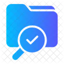 Magnifying Glass Search Check Icon