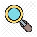 Magnifying Glass Alcohol Icon