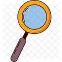 Magnifying Glass Education Back To School Icon