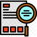 Magnifying Glass Symbolizing Search Investigation Searching Icon