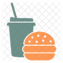 Mahlzeit Essen Fastfood Symbol