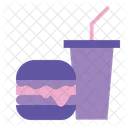 Mahlzeit Burger Hamburger Symbol
