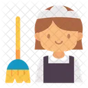 Maid Housekeeper Housekeeping Icon