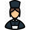 Maid Cleaner Service Icon